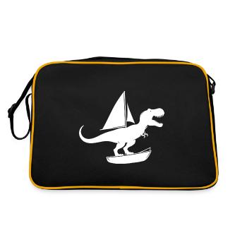 Minimalist dinghy with T-Rex summer - Retro Bag - black/gold - Back