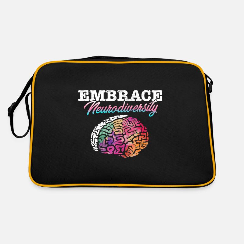 Sensibilisation à l’autisme I TDAH I TSA J’embrasse Sac Retro