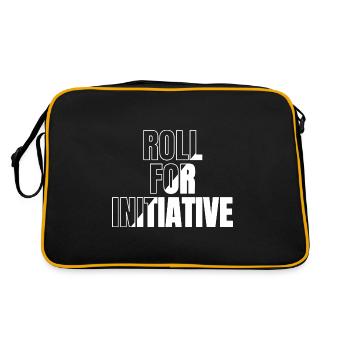 Cube on initiative - Retro Bag - black/gold - Back