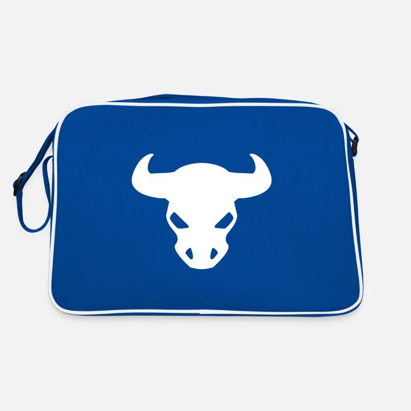 Conception du taureau, du taureau, du bœuf et de la tête de taureau Sac Retro