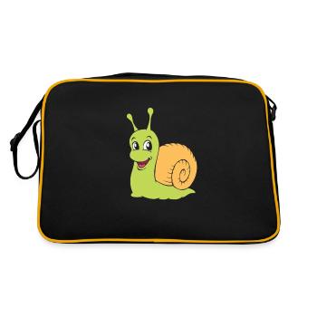 Escargot - escargot - Sac Retro - noir/or - Dos