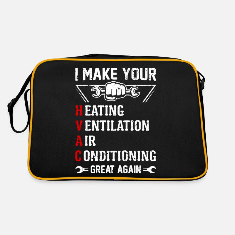 HLK Techniker Lustiger Spruch Geschenk Great Again Retro Tasche