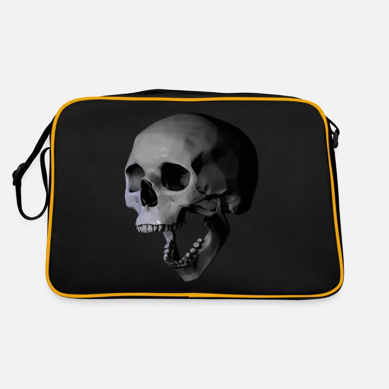 Totenschädel Retro Tasche