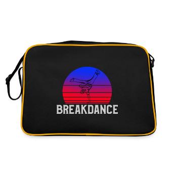Hip Hop Rap Breakdance B-Boys B-Girls Designs - Retro Bag - black/gold - Back
