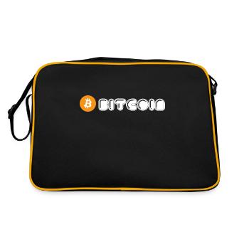 Bitcoin - Sac Retro - noir/or - Dos