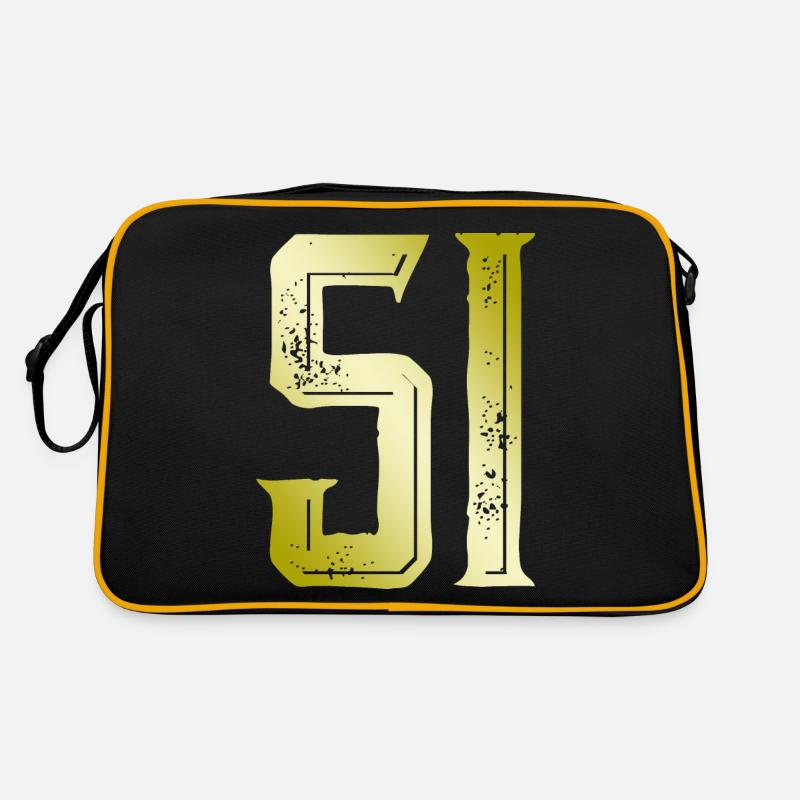 51 Symbole numérique Sac Retro