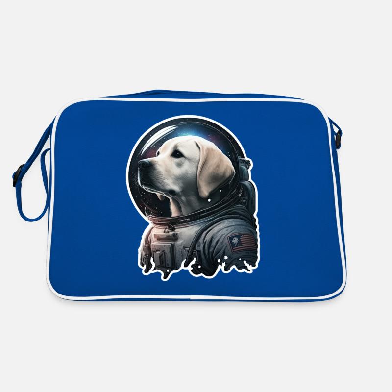 Labrador dans l’espace, drôles de chiens, Spacedogo! Sac Retro