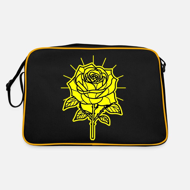 Épines de fleur de rose Sac Retro