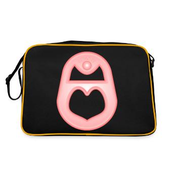 OPEN IT - Retro Bag - black/gold - Back
