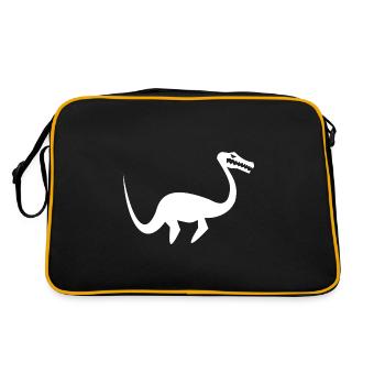 Plesiosaurus, monstres marins et conception du Loch Ness - Sac Retro - noir/or - Dos