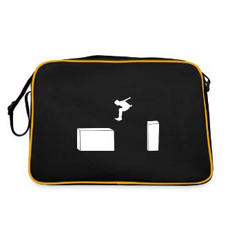 Design Parkoursprung pour le freerunner - Sac Retro - noir/or - Dos