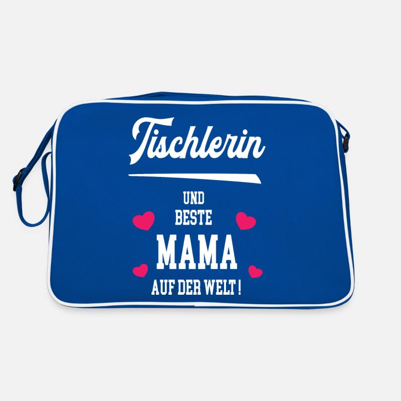 Tischlerin Beste Mama Muttertag Geburtstag Retro Tasche