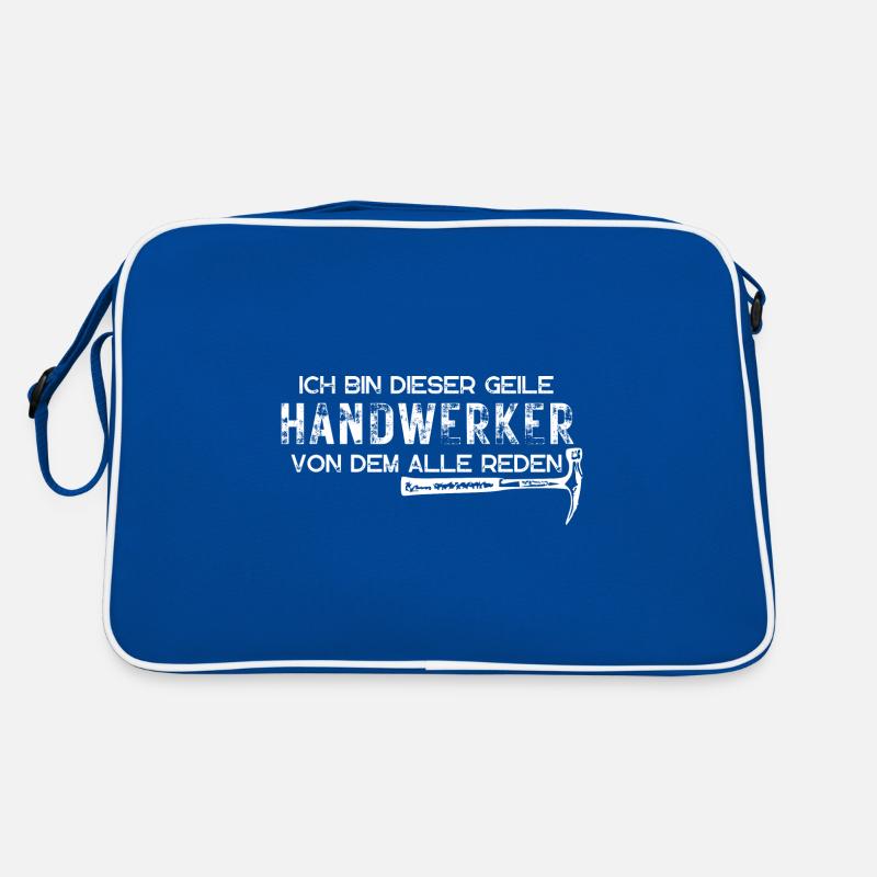 geiler handwerker alle reden geschenk idee Retro Tasche