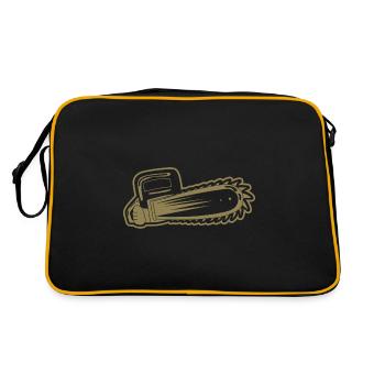 Tronçonneuse Tronçonneuse Pocket Design - Sac Retro - noir/or - Dos