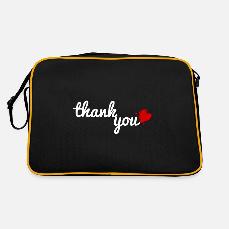 merci <3 merci coeur Sac Retro