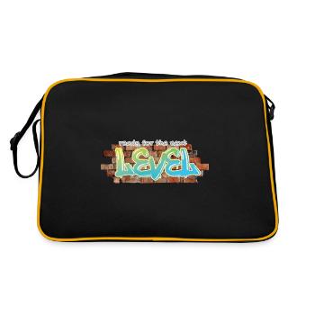 Graffiti « niveau supérieur » - Sac Retro - noir/or - Dos
