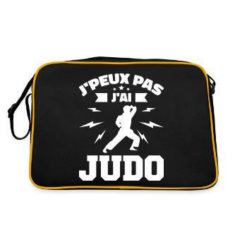 Je Peux Pas j'ai Judo - Sac Retro - noir/or - Dos
