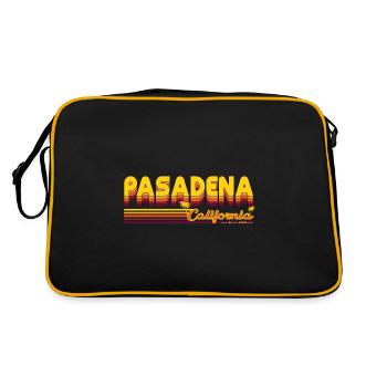 Pasadena California Design - Retro Bag - black/gold - Back