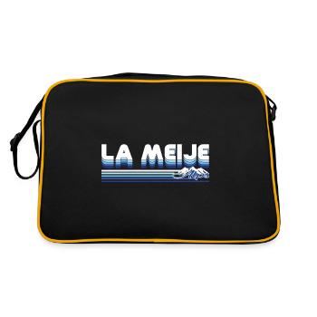 La Meije – Cœur sauvage des Alpes du Dauphiné - Sac Retro - noir/or - Dos