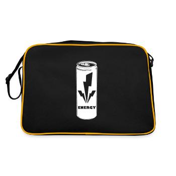 Energy Drink - Retro Bag - black/gold - Back