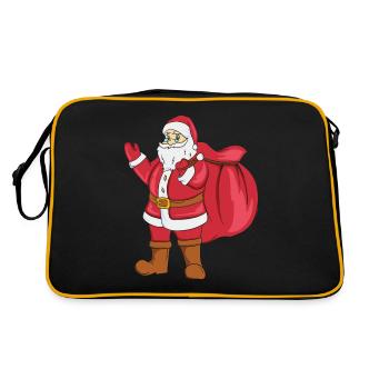 Nicholas - Retro Bag - black/gold - Back