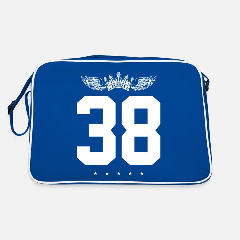 38 Couronne numérique Sac Retro