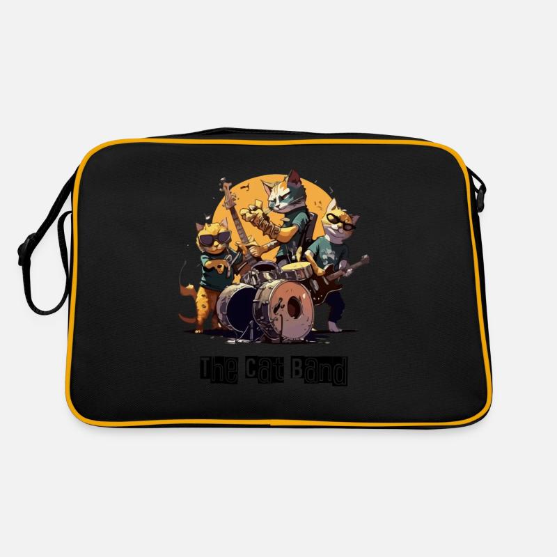 Das Katzenband Retro Tasche