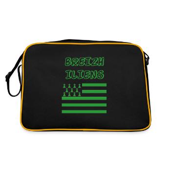 Breizhiliens - Sac Retro - noir/or - Dos