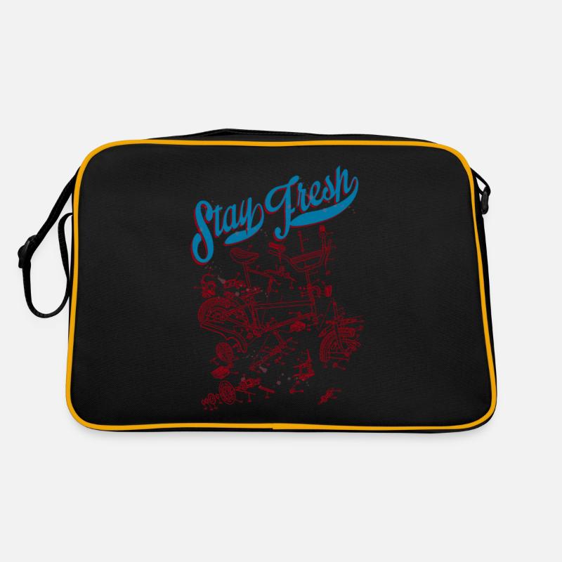 BMX - Retro Tasche - Schwarz/Gold