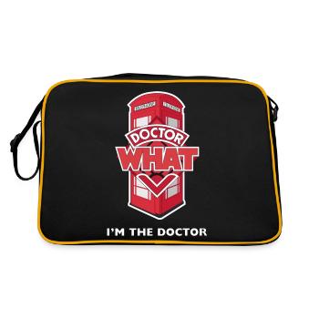 Doctor What - Retro Bag - black/gold - Back