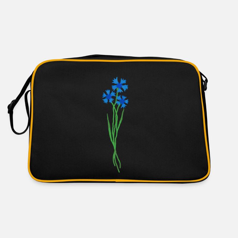 flomory feldblume - Retro Tasche - Schwarz/Gold