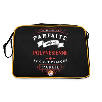 Polynesienne Parfaite - Sac Retro - noir/or - Dos