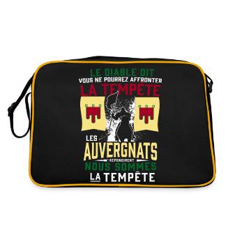 Tempête Auvergnats - Sac Retro - noir/or - Dos