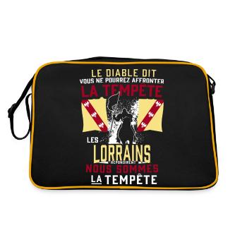 Tempête Lorrains - Sac Retro - noir/or - Dos