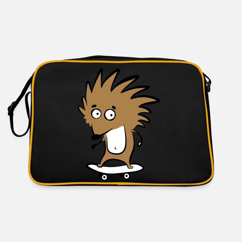 Skate-Igel "Knut H. Heckmann" Retro Tasche