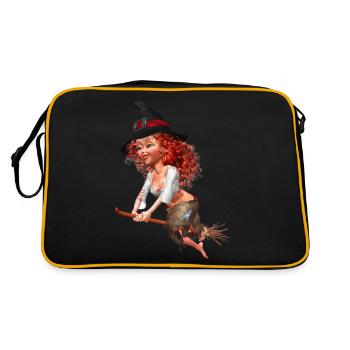 Little Witch - Retro Bag - black/gold - Back