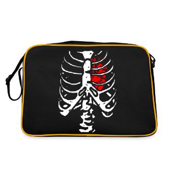 squelette - Sac Retro - noir/or - Dos