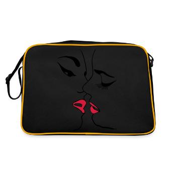 Lesbienne - Sac Retro - noir/or - Dos