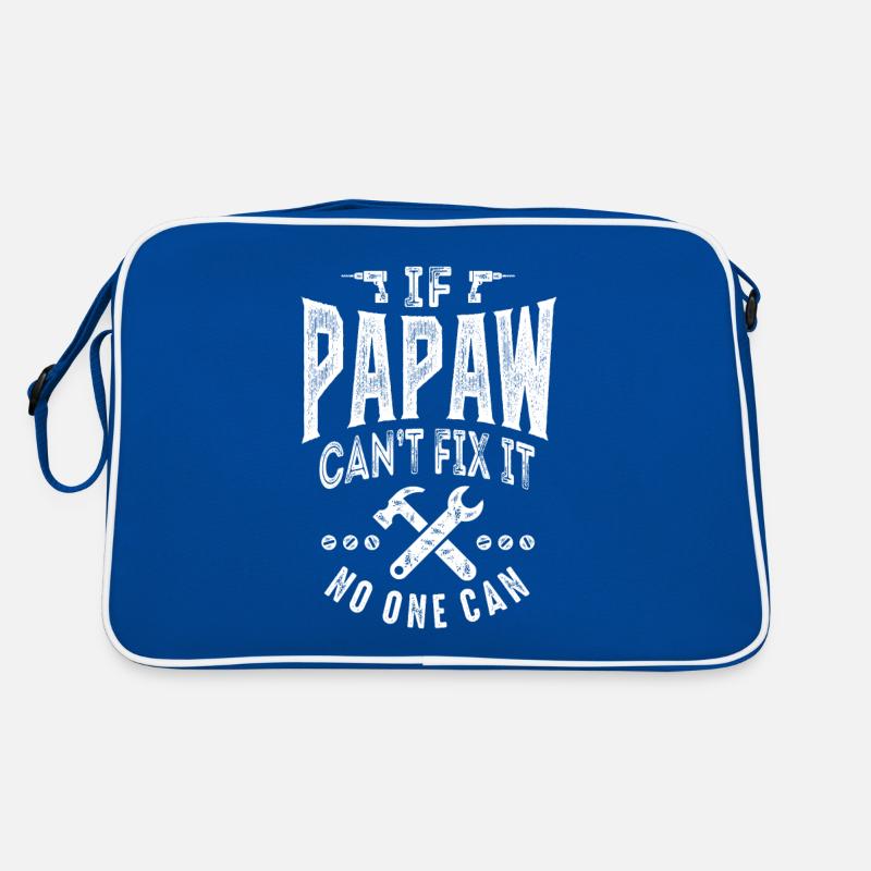 Papaw Can't Fix It Retro Bag