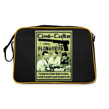 c'est jamais bon de laisser dormir les créances - Sac Retro - noir/or - Dos