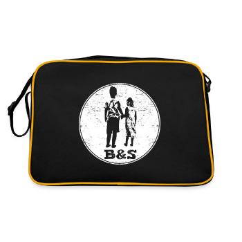 frère et soeur - Sac Retro - noir/or - Dos