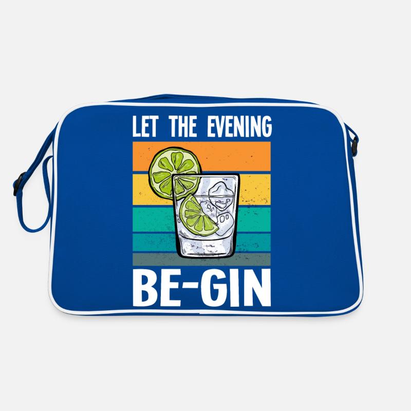 Gin - Gin Cocktail Gin Trinker Cadeau Sac Retro