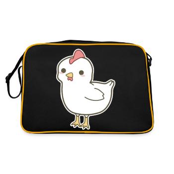 Poulet - Sac Retro - noir/or - Dos