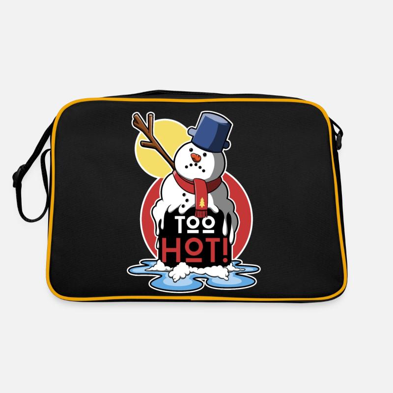 Too hot ver.2 - Retro Bag - black/gold