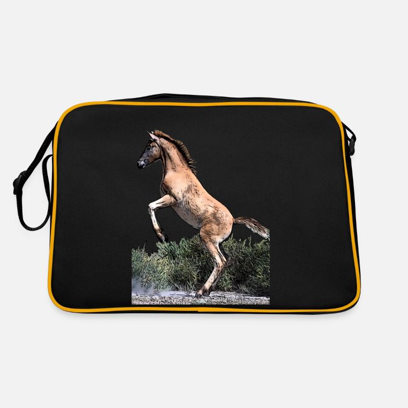 Cavallo giovane Borsa retrò