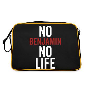No Benjamin No Life - Retro Bag - black/gold - Back