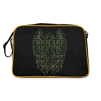 Archange catholique Saint Ange Saint Michel Saint Saint Michel - Sac Retro - noir/or - Dos