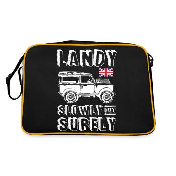 Landy Slowly But Surely - Retro Bag - black/gold - Back
