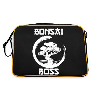 Bonsai Japan Tree Gift - Retro Bag - black/gold - Back
