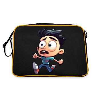 Fantastical Figures - Retro Bag - black/gold - Back